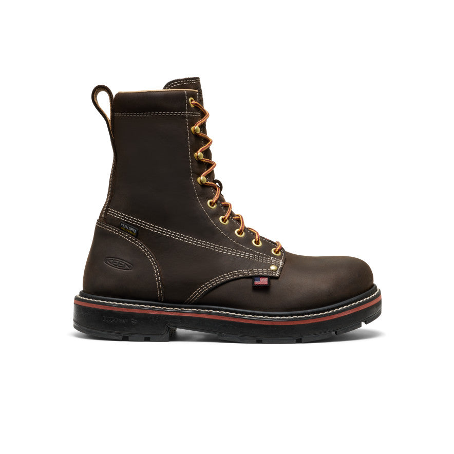 Men's Liberty 8 Waterproof 90掳 Heel Boot (Carbon Toe)  |  Coffee Bean/Black