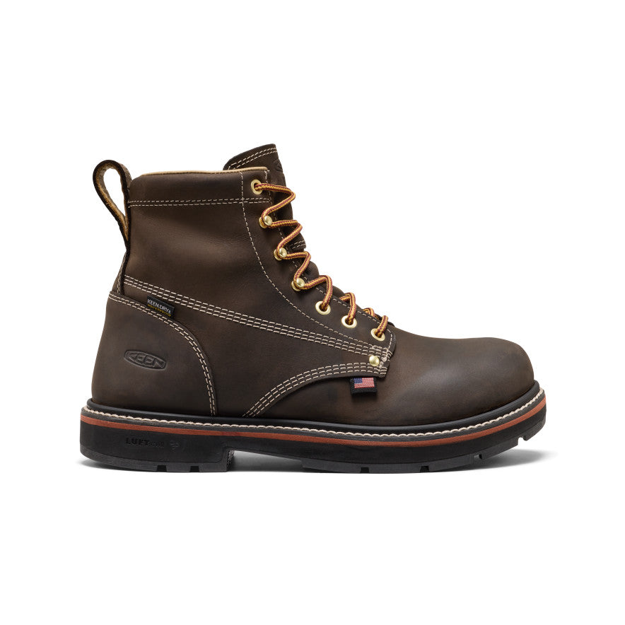 Men's Liberty 6 Waterproof 90掳 Heel Boot (Carbon Toe)  |  Coffee Bean/Black
