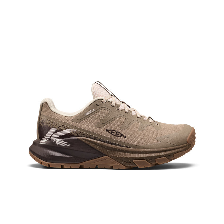 Women's Targhee Apex Waterproof Hiking Shoe  |  Brindle/Peach Blush