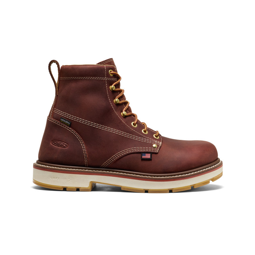 Men's Liberty 6 Waterproof 90掳 Heel Boot (Carbon Toe)  |  Bombay Brown/Gum