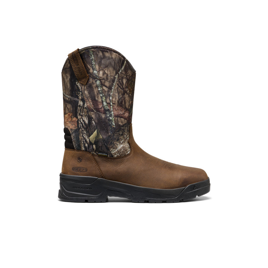 Men's Flatland Pull-On Waterproof Work Boot (Soft Toe)  |  MOSSY OAK庐  BREAK-UP COUNTRY漏庐