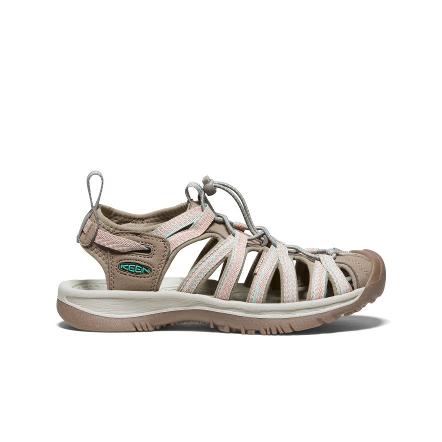 Women's Whisper  |  Taupe/Coral