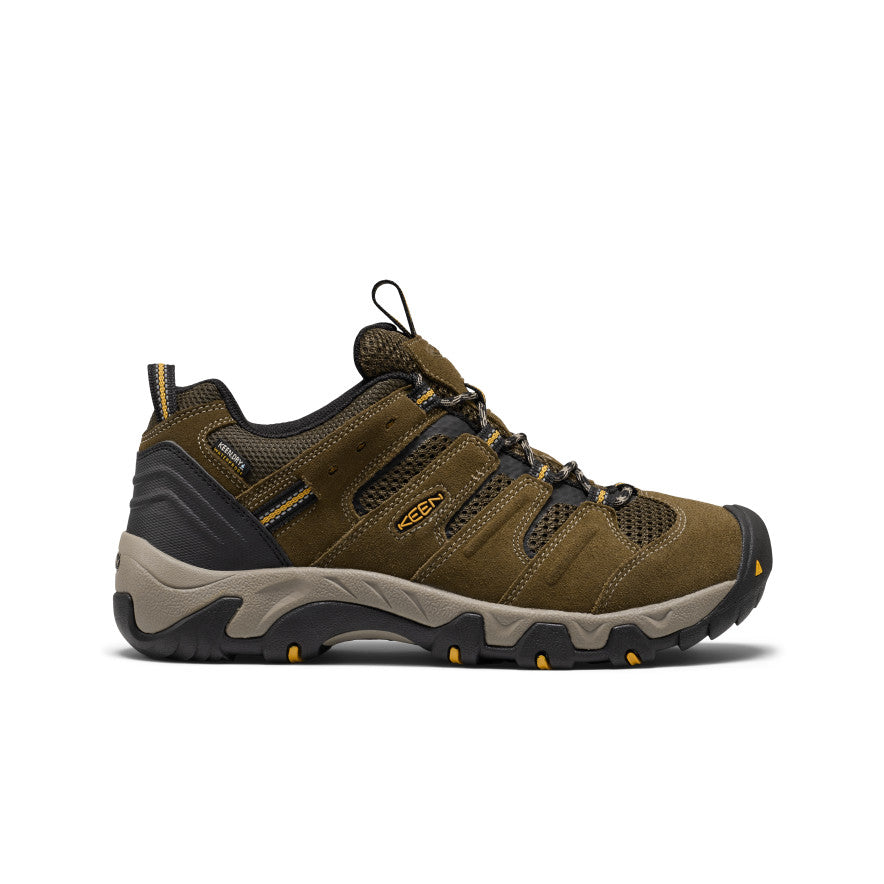 Men's Koven Waterproof Hiking Shoe  |  Dark Olive/Symphonic Sunset