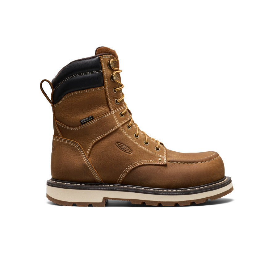 Men's Cincinnati 8 Waterproof 90掳 Heel Boot (Carbon Toe)  |  Belgian/Sandshell
