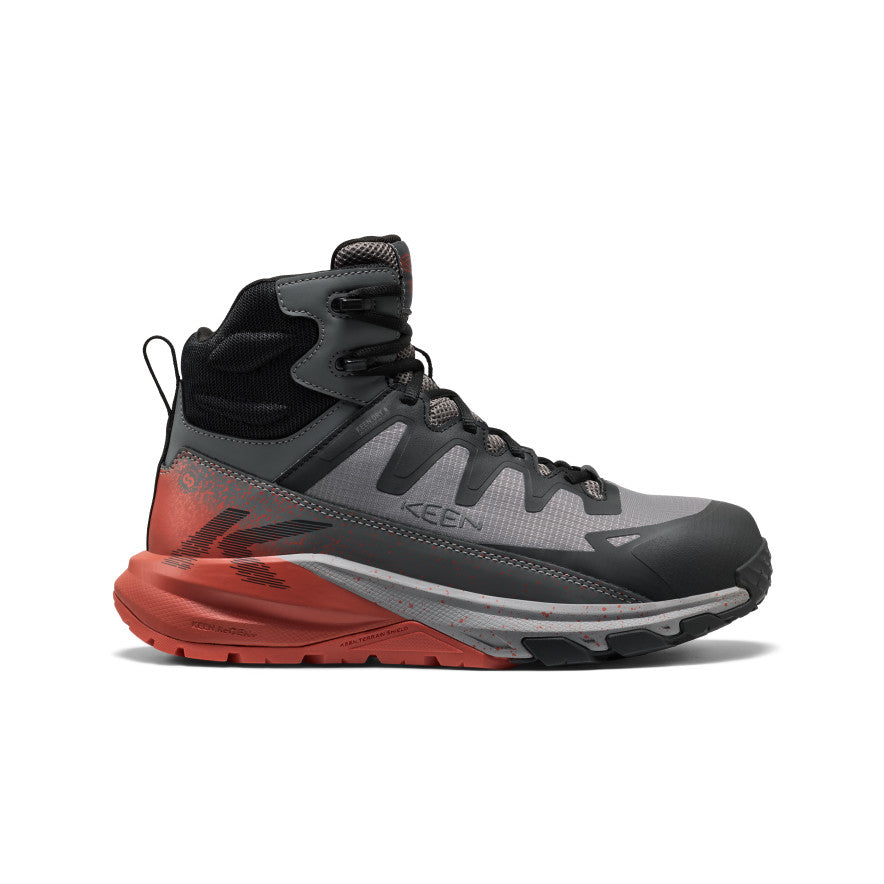 Men's Targhee Blur Waterproof Work Boot (Carbon Toe)  |  Steel Grey/Black