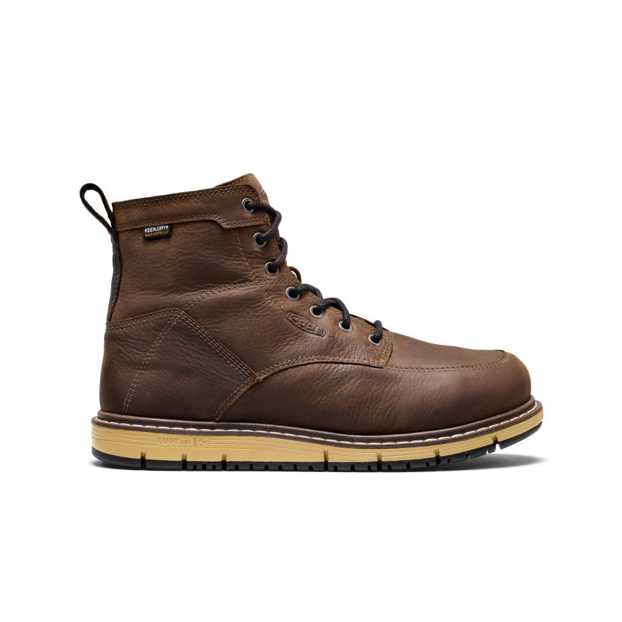 Men's San Jose 6 Waterproof Boot (Aluminum Toe)  |  Cascade Brown/Black
