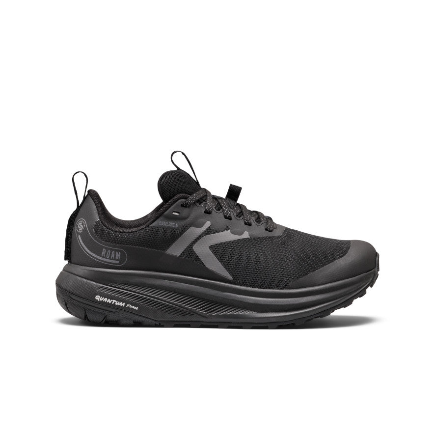 Women's Roam Waterproof Trail Running Shoe  |  Black/Black