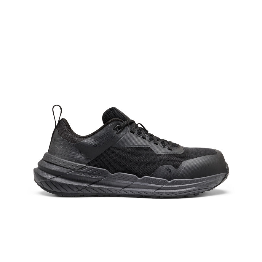 Women's Speedworks ESD Work Sneaker (Carbon Toe)  |  Black/Black